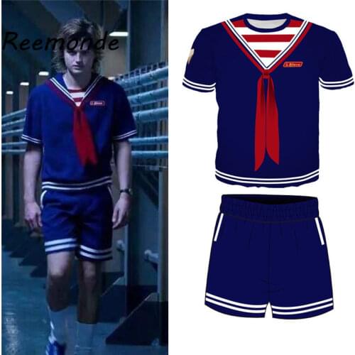 Stranger Things T shirt Tee Pants Costume T-shirt Shorts Stranger Things Clothes School Uniform Boys Girls Sport Shorts Tees
