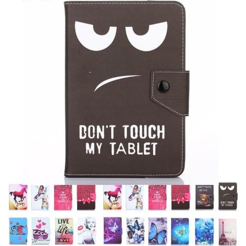 Leather Case cover For Teclast P20HD SC9863A GPS Android 10 Octa Core 10.1'' tablet Cover with flexible hook holder stand case