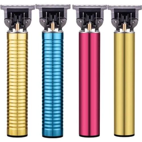 Hair trimmer USB rechargeable hair clipper haircut machine oilhead clipper white hair carving clipper beard trimmer