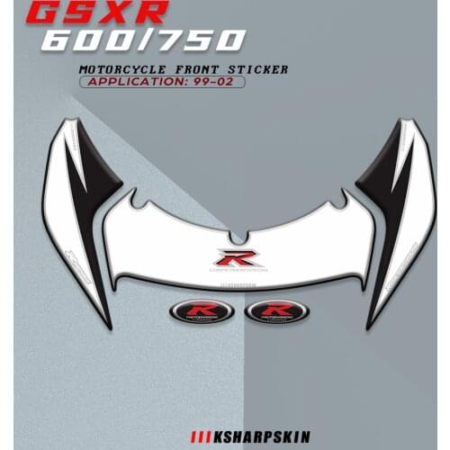 New sale 3D Gel Motorcycle Front Fairing Decals Sticker Kit for SUZUKI GSXR600 gsxr750 SRAD MOTO 3D Gel Stickers