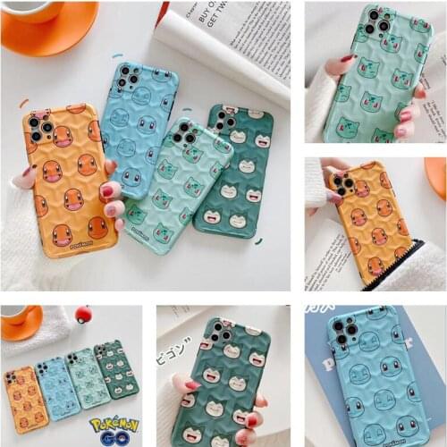 Pokemon Pikachu Cartoon Silicone Phone Case Anti-drop and Anti-skid Suitable for iPhone7 / 8 / Plus / X / XS / XR / 11/12 / Pro