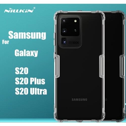 Original Nillkin TPU 0.6mm Ultra thin Phone Cases for Samsung Galaxy S20 Plus S20 Ultra Nilkin Silicone Cover Crystal Clear Case