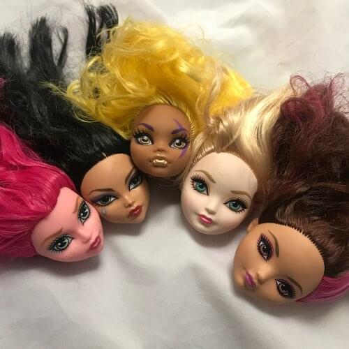 Plastic head of High School Doll Head Monster school Head Bulk Changing the Makeup Makeup Practice Baby Head