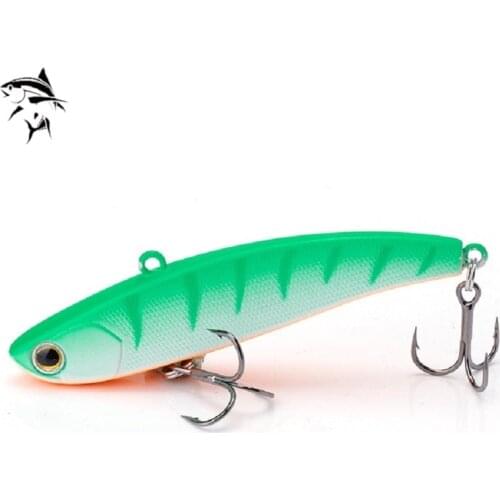 Sinking Fishing Lure 60mm 70mm 80mm Lipless Crankbaits Hard Artificial VIB Vibration Bait All Depth Winter Ice Fishing Tackle
