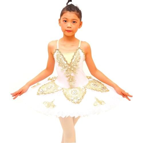 Professional Ballet Tutu Skirts Pancake Platter Swan Lake Ballerina Costumes Dance Clothes For Girls