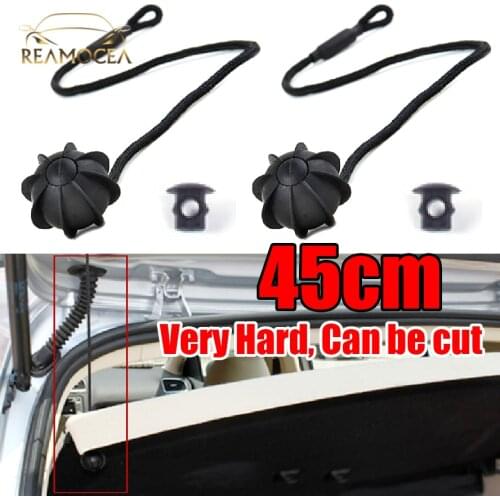 Reamocea 2xParcel Shelf String Shelves Trunk Lid Hang Sling Holding Strap Cord Rope 1K6863447A For VW Golf 5 6 GTI R20 MK5 MK6