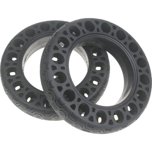 Rubber Solid Tires Honeycomb Antiskid Shock Absorber Damping Tyre for Ninebot Max G30 Electric Scooter Skateboard Tire 10 Inch