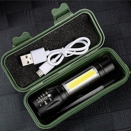 XP-G Q5 Led Flashlight Torch Aluminum Waterproof Camping Bulbs Shock Resistant Zoomable portable light Ship from Russian