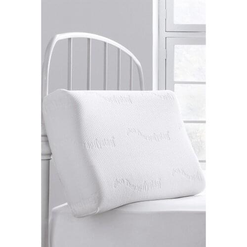 Turkish Brand Grade A Yatas Poly-Cotton Filling Bedding Solid Visco Therapy Neck Body Spa Pillow Eco-Friendly Comfortable Light