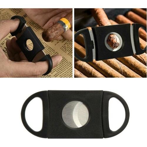 V-Cut Cigar Cutter Portable Cigar Clippers Perfect Cigar Accessories Stainless Steel Metal Classic Cigar Cutter For Men