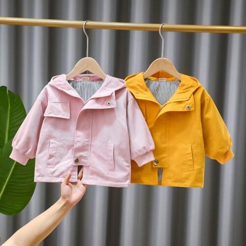 Spring Autumn Baby Outwear Boys Coat Children Girls Clothes Kids Causal Infant Sweatershirt Toddler Jacket SUIT Outwear 0-5 Year