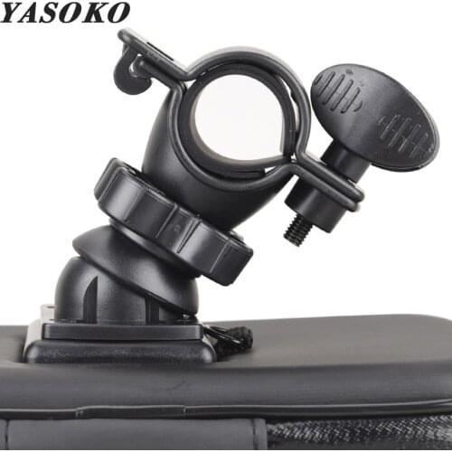 YASOKO Bike Phone Holder Stand Adapter for Bicycle Motorcycle Holder Base Waterproof Case Bag Accessories