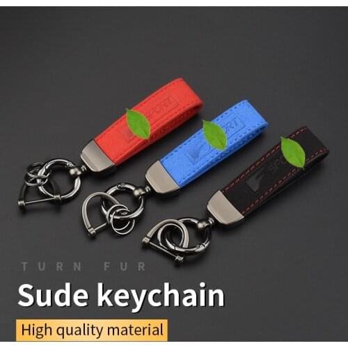 Suede Key Strap F Sport Logo Key Ring For Lexus IS200T IS250 IS300 RX300 CT NX RX GS RX330 RX350 CT200 GX470 IX350