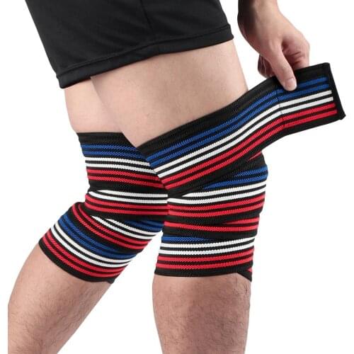 1pc Knee Sleeve Wrap Elastic Nylon Protector Leg Belt New