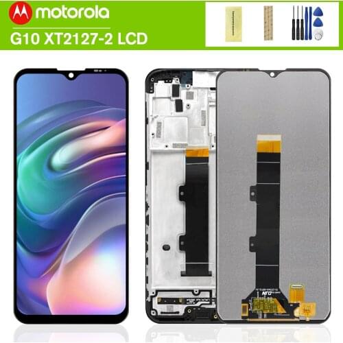 6.5" Original For Motorola Moto G10 lcd XT2127-2 XT2127-3 Display With Frame Touch Screen Digitizer Assembly For Moto G10 LCD