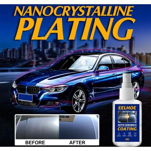 60ml Nano Crystal Coating Wax Car Ceramic Hydrophobic Wax Scratch Repair Self-cleaning Deoxidation Polish Spray Restoration