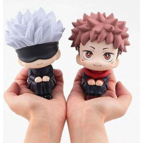 Jujutsu Kaisen Anime Figures Gojo Satoru Itadori Yuji Doll Action Figure Model Toys Cartoon Cute Anime Figurines Car Ornament