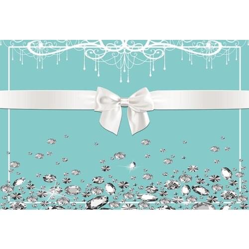 Photography backdrops Green wall white Butterfly Festival crystal crystal photo backdrop baby shower birthday custom background