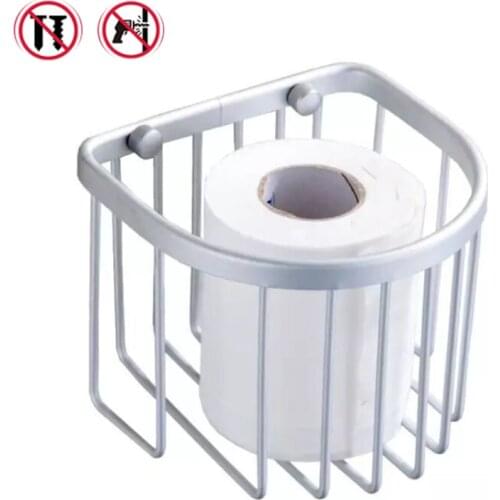 Free punching toilet tissue box bathroom shelf paper toilet paper toilet paper paper roll tray wall mount