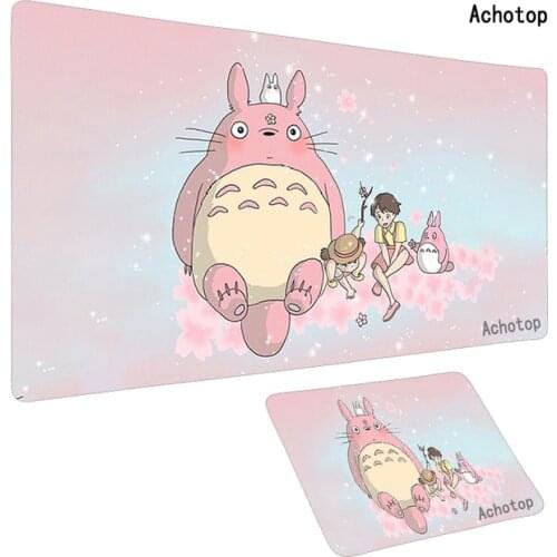 Kawaii Totoro Mouse Pad Large Gamer XXL Keyboard Desk Mouse Mat 800x300mm Carpet Tapis Souris Gaming Notbook For CSGO Mousepad