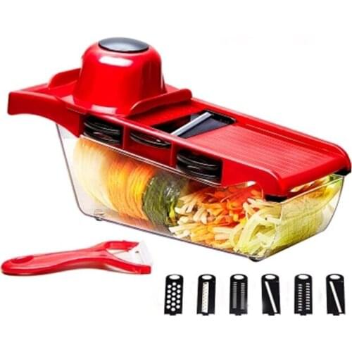 Mandoline Slicer Vegetable Cutter With Stainless Steel Blade Multifunctional Kitchen Vegetable Fruit Peeler Grater Slicer FY0063