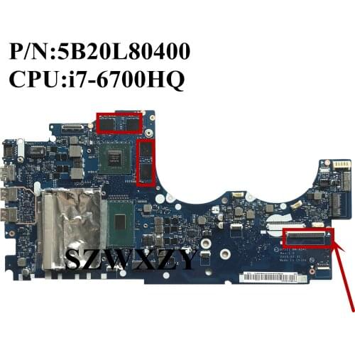 For Lenovo Y700-17ISK 17" inch Laptop Motherboard i7-6700HQ cpu DDR4 GTX960M 4G 5B20L80400 NM-A541 100% working