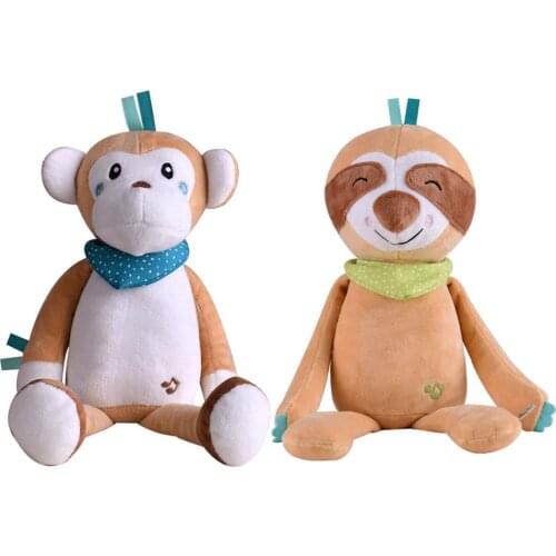 LED Stuffed Animal Light Up Plushie Plush Soothing Toy Skin-friendly And Soft Soothing Lights Music Machine Washable Kids Gift