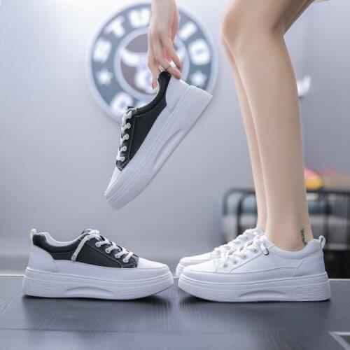 2021 Summer New Womens Shoes Korean Casual White Shoes Fashion Shoes Fashion Student Sports Shoes