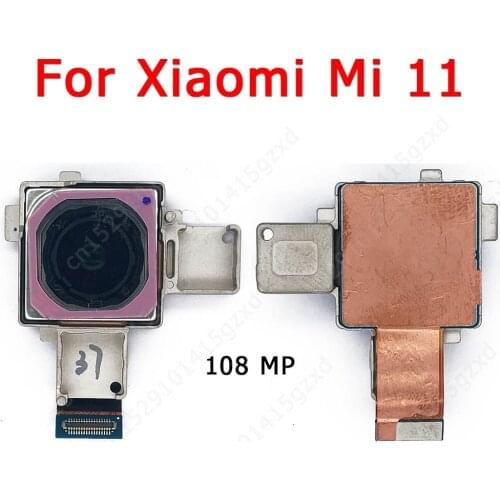Original Rear Back Camera For Xiaomi Mi 11 Mi11 Main Backside Big Camera Module Flex Cable Replacement Spare Parts