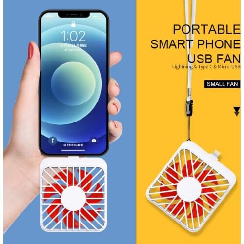 Mini Portable Low Voice For Mobile Phone Fan Radiator Cooling Fan Lightweight Carrying For Apple Android Smartphones Cooling Fan