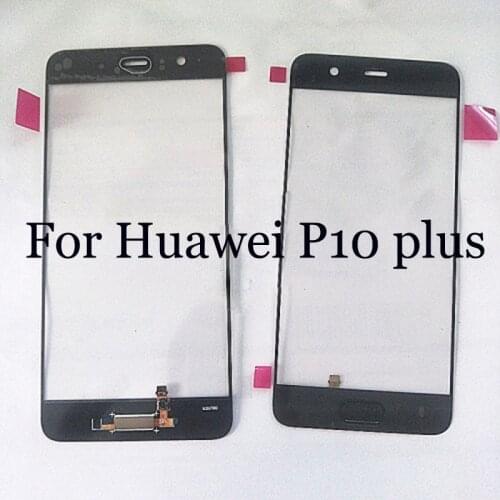 2PCS High quality For Huawei P 10 P10 plus TouchScreen Digitizer For Huawei P10plus Touch Screen Glass panel With Flex Cable