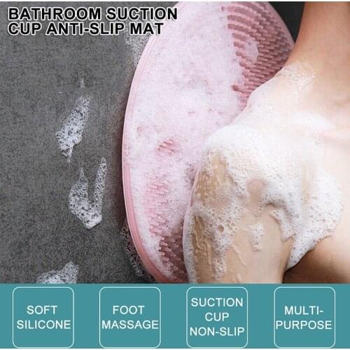 Silicone Massage Brush Foot Wash Brush Body Brush Foot Scrubber Bath Accessories Cleaning Tools Household Items