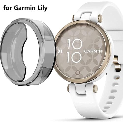 Compatible with Garmin Lily Case, Silicone TPU Protective Case Cover Slim Guard Bumper Compatible with Garmin Lily Smart