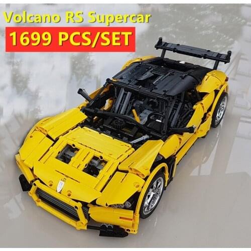 Martin Volcano RS Supercar Compatible With Lepining Tech Series Model MOC-9613 Building Blocks Bricks Toys Kids Birthday Gifts