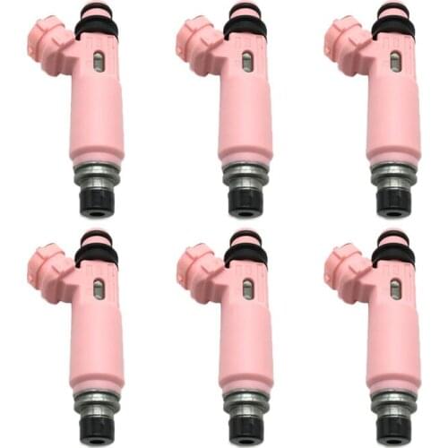 6pcs Fuel Injectors For 2002-2008 Toyota Lexus RX300 RX330 RX350 OEM:23250-20030 23209-20030 2325020030 2320920030