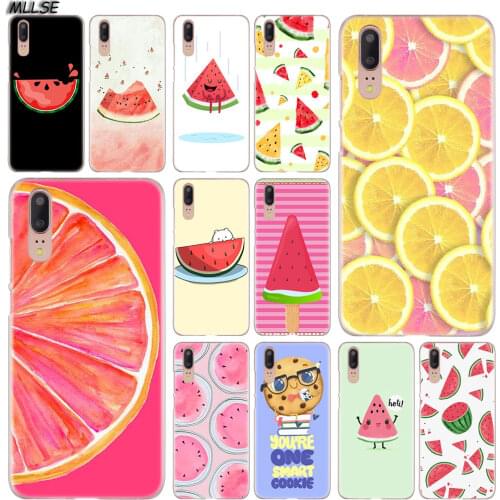 MLLSE cookie watermelon Fashion Hard Case Cover for Huawei P30 P20 P10 P9 P8 Lite 2017 P30 P20 Pro Mini P Smart 2019 Cover Hot