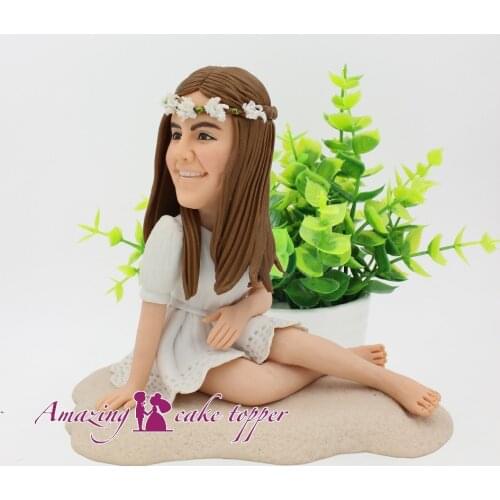 2019 AMAZING CAKE TOPPER Greek goddess Toys Custom Polymer Clay Figure From Pictures