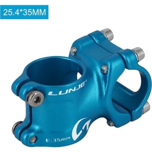 Bicycle Stem Aluminum Alloy 35mm Short Mountain Bike Handlebar Stem MTB Cycling Parts 31.8mm 25.4mm Durable Bike Tool