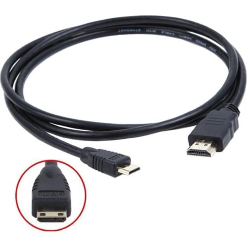 1080P Mini HDMI Type C to HDMI A/V TV Video Cable Cord For Android Tablet PC