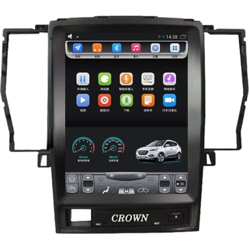 2005-2009 Crown 12 generation 10.4 inch Vertical touch Screen Android Car GPS Navigation Video Bluetooth Wifi