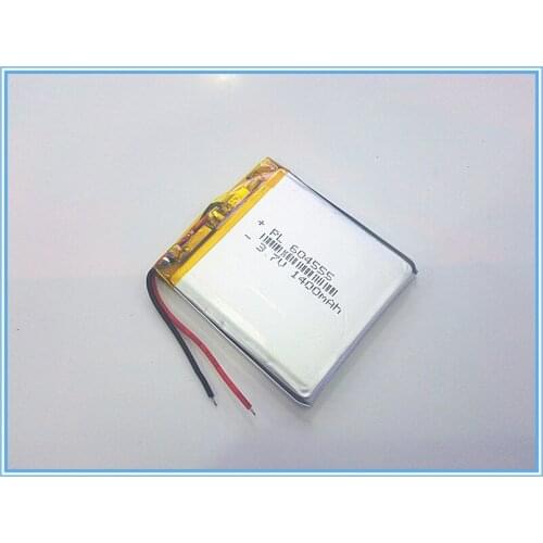 3.7V,1400mAH,[604555] PLIB; polymer lithium ion / Li-ion battery for dvr,GPS,mp3,mp4,cell phone,speaker