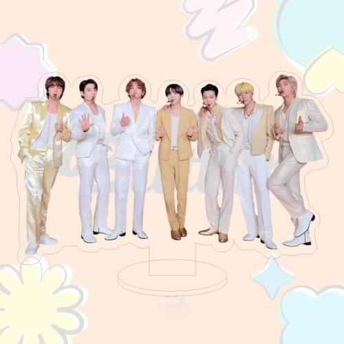 Korean Star Boys Acrylic Stand Model Kpop Butter Suga Jhope Jimin Jungkook V Figure Action Desk Decoration Gift Collection