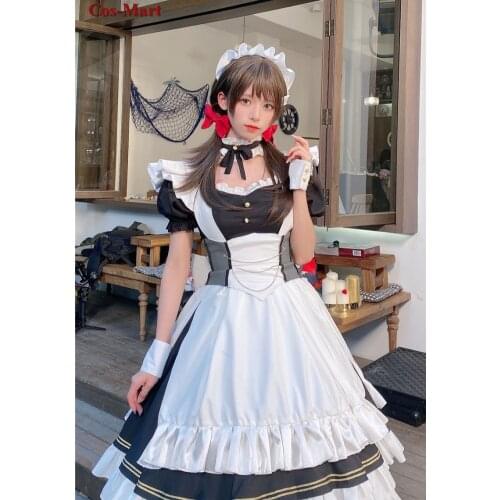 Hot Game Azur Lane HMS Glasgow Cosplay Costume Fashion Cute Maid Uniform Unisex Activity Party Role Play Clothing Custom-Make