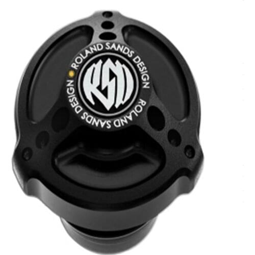 RSD Motorcycle Fuel Gas Tank Cap Oil Cover for Harley CNC 883XL 1200 Sportster Dyna Softail Touring