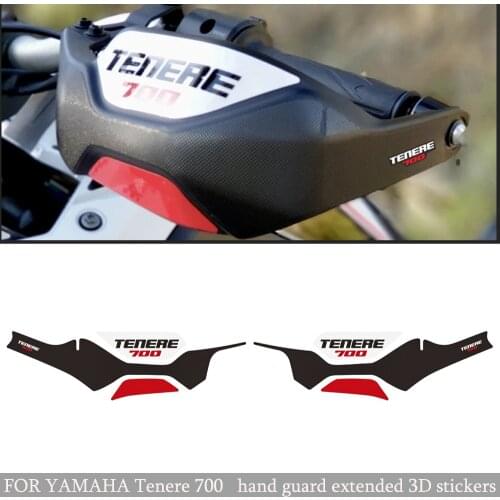 Motorcycle accessories 3D gel stickers original hand guard sticker for yamaha Tenere 700 T700 T7 XTZ690 2020
