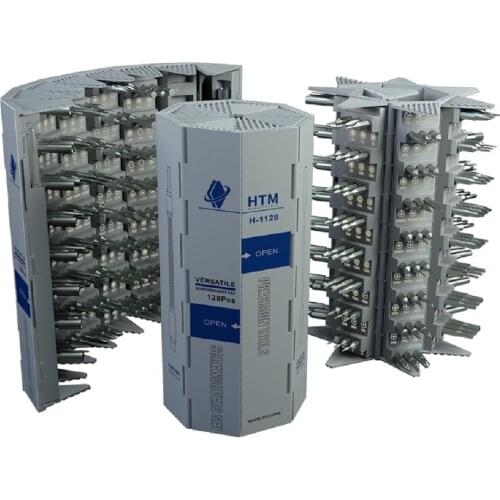 HTM 128 in 1 Screwdriver Set Cylindrical storage Screw Driver Bit Set Precision Multi Mobile Phone Repair Device Torx Hex Tools