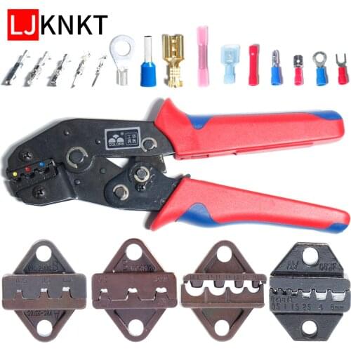 Cold pressing line clamp Naked Terminals Crimper Heat Connector Wire pliers Jaws Multitool fitter Crimping mini Hand Tools