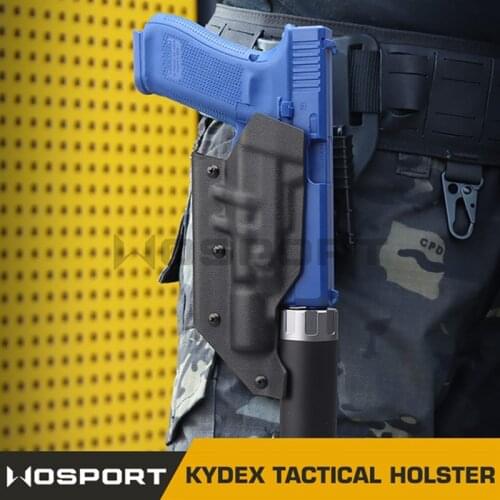 Hunting Tactical Kydex HolsterTYPE-2 X300Compatible Flashlight Pouch Holster for G17 G19 X300 X400 Light weight Quick Pull
