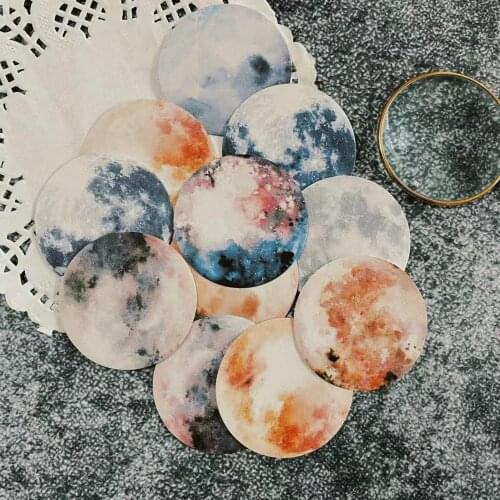 Planet sticker DIY scrapbooking journal base collage diary phone happy plan decoration material sticker