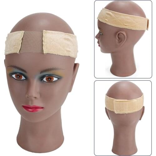 Adjustable Velvet Lace Hairband Non Slip Wig Grip Headband Human Hair Curly Wig Band for Edges Front Wigs for Women Retro Tools